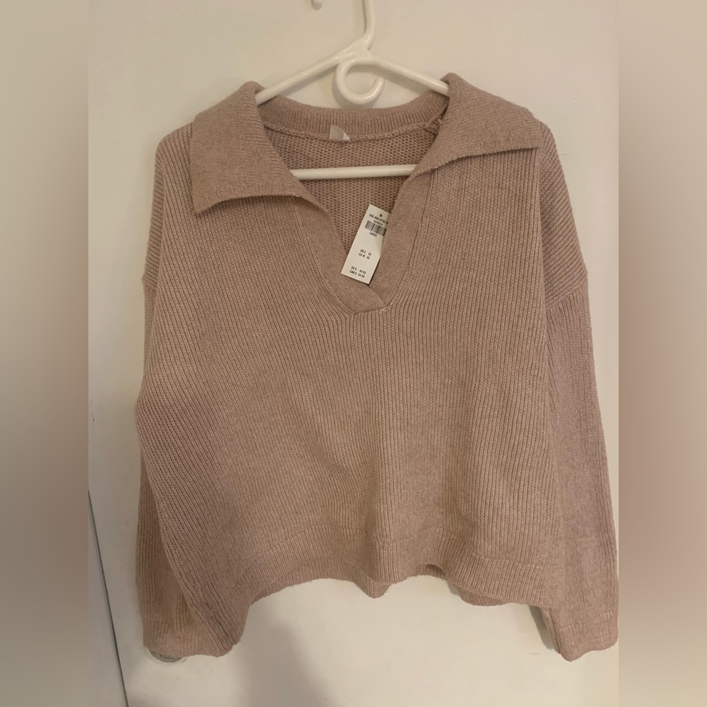 HOLLISTER Gilly Hicks Knit Pink Sweater New with Tags